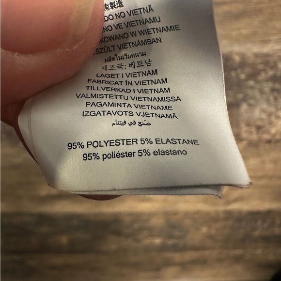 Michael Kors Navy Blue Dress with Geometric Trim - Picture 7 of 8